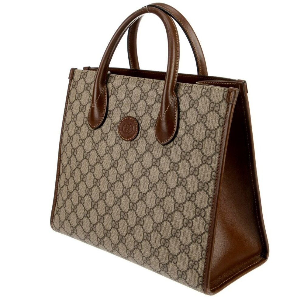 GG Supreme Small Interlocking G Tote